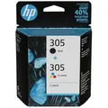 HP 6ZD17AE 2-Pack BK/3-farbig No. 305