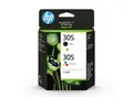 HP 305 Schwarz und Farbe 2er-Pack Original Druckerpatronen