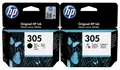 HP 305 Tinte Patronen 2x Original ENVY Pro 6420 6422 6430 6432 All-in-One Set