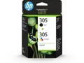 6ZD17AE HP 305 DJ Tinte (2) schwarz-3farbig 120/100Seiten 2/2ml