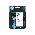 HP 305 Tintenpatronen Multipack, Schwarz, Farbe (Cyan, Magenta, Gelb)