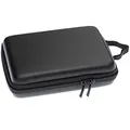 vhbw Tasche kompatibel mit Nintendo 2DS Spielekonsole - Schutzhülle, Tragetasche + Trageschlaufe mit Karabinerhaken, schwarz