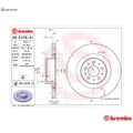 2x BREMSSCHEIBE 09.E478.41 FÜR2x BREMSSCHEIBE 09.E478.41 FÜR TESLA  118861200D