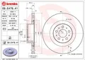 2x Bremsscheibe innenbelüftet 09.E478.41 BREMBO für TESLA MODEL Y