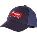 MAXIMO Baseball Cap Feuerwehr-Motiv, mit Stickerei, mit Klettverschluss, Baumwolle blau 47/49