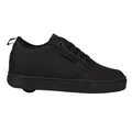 Heelys Pro 20 (HES10430) Schuhe mit Rollen und Absatz, dreifach schwarzes Segeltuch, Größe 35