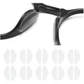 Silikon Nasenpads, Brillenpads, Antirutsch, Selbstklebend, Transparent, 10 Paar
