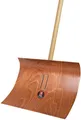 IDEALSPATEN Schneeräumer Pressholz mit Stiel 55 cm breit