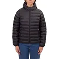 TOMMY HILFIGER - Damen Daunenjacke mit abnehmbarer Kapuze - Größe L - Schwarz - L