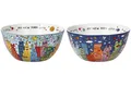 2er Set James Rizzi Müslischalen MY NEW YORK CITY DAY & NIGHT D. 15cm Goebel