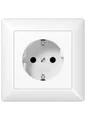 Jung AS1520WW SCHUKO Steckdose, 16 A 250 V ~, mit Rahmen, Duroplast, ...