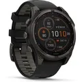 Garmin Smartwatch Fenix 8 - 47 mm Solar Sapphire Graphit Carbongrau Titan DLC 010-02906-11 89195150