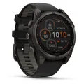 Garmin - Fenix 8 Solar Sapphire - Multifunktionsuhr Gr Ø 47 mm graphit / carbongrau titan dlc