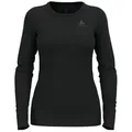 Odlo Funktionsunterhemd BL TOP crew neck l/s MERINO 20 black S