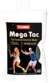 Tourna Overgrip Mega Tac (extreme Griffigkeit, haltbar, breit) schwarz 10er