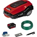 Einhell Roboter-Rasenmäher FREELEXO 900 LCD BT (Lithium-Ionen, 18 V, bis zu 900 m2, Multizonenmäher, Bluetooth App-Steuerung, für Steigung von ...