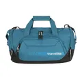 travelite Reisetasche Umhängetasche Kick Off Duffle Petrol türkis schwarz