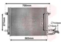 VAN WEZEL Kondensator, Klimaanlage 58005211 VW