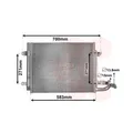 1x Kondensator, Klimaanlage VAN WEZEL 58005211 passend für VW