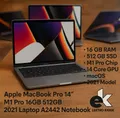 💻 Apple MacBook Pro 14"  | M1 Pro 16GB 512GB | MAC A2442 Laptop 2021 ✅ Händler
