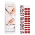 NÉONAIL Nagelfolie UV Härtend - Gel Stickers Easy On - UV Gel Strips - Fingernägel zum Aufkleben - Nagelsticker - Nagellackstreifen - Nagelaufkleber - Aufkleber Nägel - P01