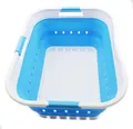 42L Collapsible Plastic Laundry Basket  Foldable Pop Up Storage Container/Org...