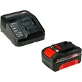 Power-X-Change Starter-Kit A1, 18Volt 4Ah, Set schwarz/rot, Akku + Ladegerät