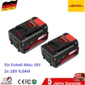 2Stück 18V 6,0AH Für Original Einhell Akku 18V Power X-Change Lithium Batterie