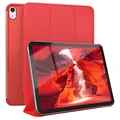 EAZY CASE - Schutzhülle für iPad 11. Generation A16 (2025) Hülle 11 Zoll Smart Cover Tablet Case Smartcase zum Aufstellen Klapphülle mit Standfunktion Sleep Wake Up Funktion Kunstleder Etui Rot