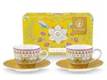 Pip Studio Lily&Lotus Yellow Espressotasse mit Untertasse 0,12l Set2