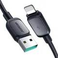 Joyroom Color Series USB-A - Lightning Cable 2.4A, 2m - Black (2 m, USB 2.0) (S-AL012A14-2M-B)