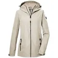 G.I.G.A. DX by killtec GS 71 WMN JCKT Damenjacke: wasserdicht, winddicht, verstellbar, Kapuze beige 48 EU