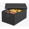 Papstar Isolier-Transportbehälter, EPP 60 cm x 40 cm x 32 cm schwarz Gastro-Norm 1/1 82840 4002911828403 Papstar