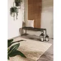 benuta Outdoorteppich Cleo, rechteckig, Höhe: 5 mm, Teppich Wohnzimmer, Schlafzimmer, Esszimmer, Flur, Kunstfaser, Cozy beige|weiß 120 cm x 170 cm x 5 mm