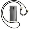 Handykette für Huawei Mate 10 Pro schwarz/gold (G) Hülle mit Band Kordel