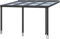 Skanholz Terrassendach Monza, BxT: 434x257 cm, Bedachung Verbund-Sicherheits-Glas, Aluminium