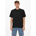 ONLY & SONS T-Shirt ONSFRED LIFE RLX SS TEE NOOS schwarz L (52)