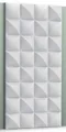 Orac Decor W113 3D Wandpaneel Quadrat Polyurethan Weiß 200x25x2,2 cm