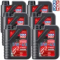 6x LIQUI MOLY 2592 Motorbike 4T Synth 5W-40 Street Race Motoröl Motorradöl 1L