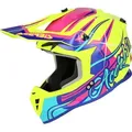 Acerbis Linear, Motocrosshelm - Neon-Gelb/Blau/Pink/Türkis - XS