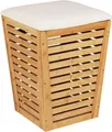 Freistehender Wäschekorb Wenko 55 l beige