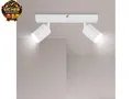 Ketom Deckenstrahler LED Weiß - Deckenstrahler 2 Flammig - LED Deckenleuchte