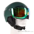 Atomic Savor Visor Stereo Skihelm mit Visier-Grün-L