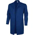 Qualitex Arbeitskittel Basic BW 240 Unisex, blau, lange Ärmel, Größe 60