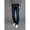 Bruno Banani Straight-Jeans Hutch gerade geschnittenes Bein, niedrige Leibhöhe, reguläre Passform blau 29