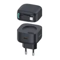 USAMS GaN USB-C Wandladegerät 35W Schwarz
