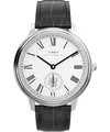 Timex Metropolitan Sub-Second TW2Y23100 Armbanduhr mit Lederarmband, 39 mm