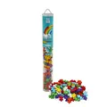 Plus-Plus 9604265 Geniales Konstruktionsspielzeug, Regenbogen, Kreativ-Bausteine Tube, 100 Teile, Mehrfarbig, Mini, PP4265