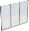 Skanholz Carport-Seitenwand, BxH:243x200 cm, m. Polycarbonat, freistehend