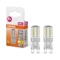 2er Pack OSRAM LED PIN G9 Stiftsockel 2,6W wie 30W warmweiß 2700K
